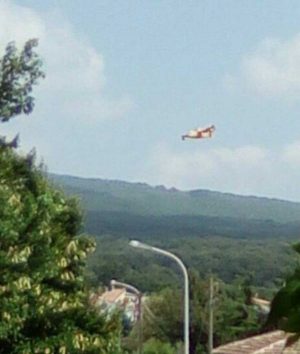 Vetralla - Incendio al bosco di Monte Fogliano