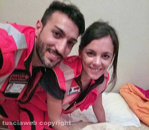 Celleno - Ignazio Pona e Simona Barzellotti della Heart Life vthl5 fanno nascere un bambino