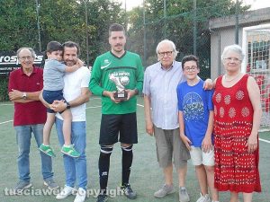 Sport - Calcio - Memorial Fabrizio Puccini - Miglior giocatore Marco Isidori