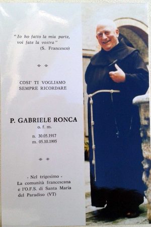 Tarquinia - Intitolata una via a Padre Gabriele Ronca
