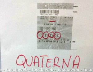 Soriano nel Cimino - Vincita di 20mila euro