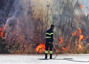 Un incendio