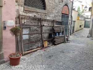 Viterbo - Degrado in via Romanelli