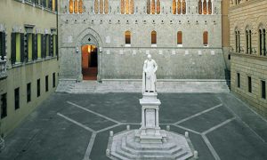 Mps - Piazza Salimbeni a Siena