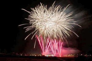 I fuochi d'artificio della ditta Poleggi di Canepina 