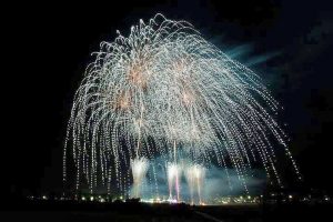 I fuochi d'artificio della ditta Poleggi di Canepina