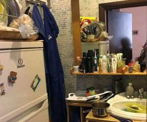 Roma - Gli alloggi scoperti dalla polizia locale sopra la pizzeria