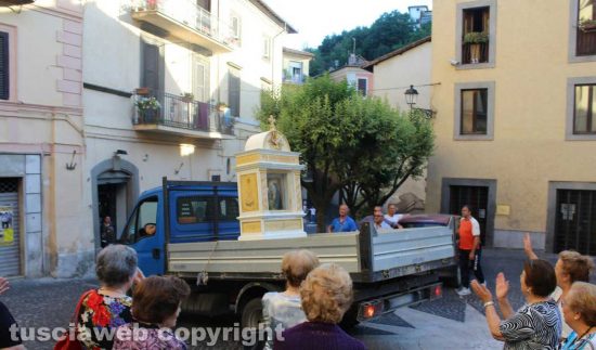 Canepina - L'immagine sacra della "Madonna della Quercia" 
