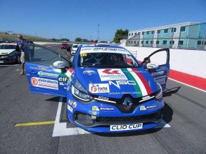 Gustavo Sandrucci alla Clio cup a Misano Adriatico 