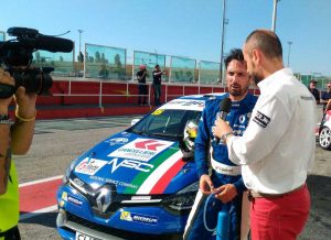 Gustavo Sandrucci alla Clio cup a Misano Adriatico