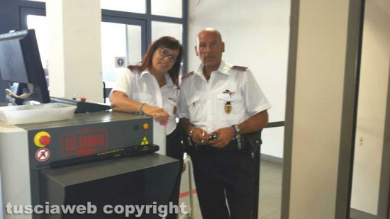 Tribunale - I vigilantes Enzo Colasuonno e Mirella Casacca
