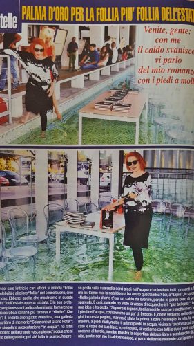La visita di Marina Ripa di Meana a Viterbo sul settimanale “Dipiù”