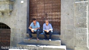 Viterbo - Filippo Rossi e Andrea Baffo alla conferenza di bilancio di Caffeina