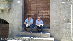 Viterbo - Filippo Rossi e Andrea Baffo alla conferenza di bilancio di Caffeina