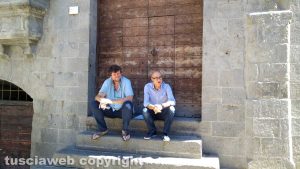 Viterbo - Filippo Rossi e Andrea Baffo alla conferenza di bilancio di Caffeina