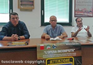I segretari di Cgil, Cisl e Uil