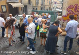 Viterbo - Via Cairoli - L'incontro con commercianti e residenti