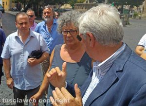 Viterbo - Via Cairoli - L'incontro con commercianti e residenti