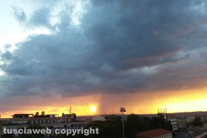 Viterbo - Un tramonto