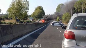 L'incendio sulla Cassia bis