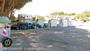 Tarquinia - Rifiuti al Lido
