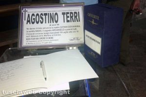 Viterbo - I funerali di Agostino Terri