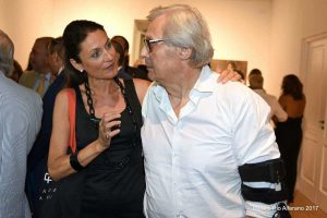 Vittorio Sgarbi con Valeria Conticiani