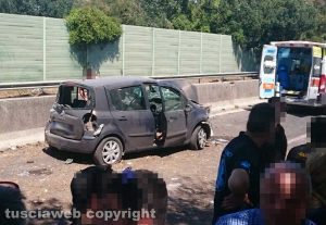 Monterosi - Incidente sulla Cassia bis - Foto di Franco Castagnino