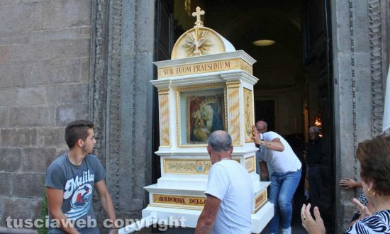 Canepina - L'immagine sacra della "Madonna della Quercia" 
