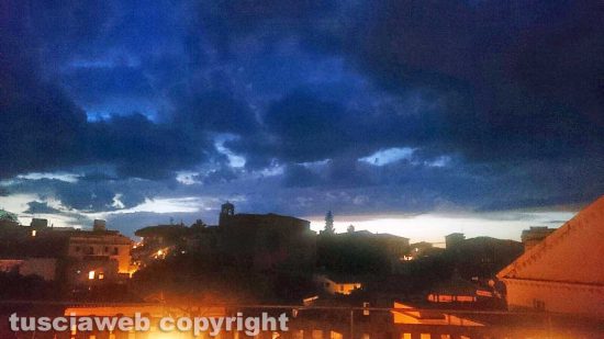 Viterbo al tramonto