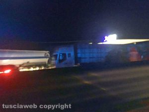 Tarquinia - Incidente mortale sull'Aurelia