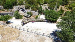 Gli allievi marescialli in visita alle “Gallerie del Monte Soratte”