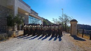 Gli allievi marescialli in visita alle “Gallerie del Monte Soratte”