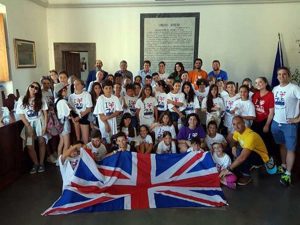  I ragazzi del Summer Camp in visita al Comune di Bagnoregio