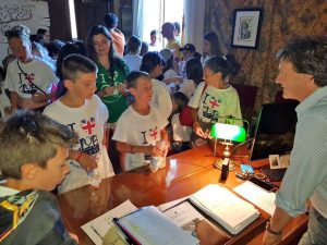  I ragazzi del Summer Camp in visita al Comune di Bagnoregio