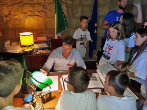 I ragazzi del Summer Camp in visita al Comune di Bagnoregio