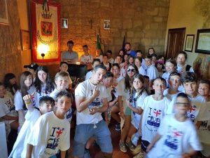  I ragazzi del Summer Camp in visita al Comune di Bagnoregio
