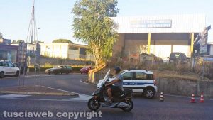 Viterbo - Traffico chiuso sulla circonvallazione Giorgio Almirante