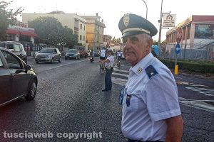 Viterbo - Traffico chiuso sulla circonvallazione Giorgio Almirante
