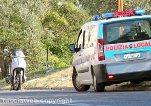 Viterbo - Incidente sulla Tangenziale ovest