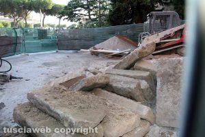 Viterbo - Lavori in via Cairoli