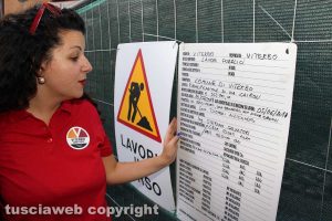 Viterbo - Lavori in via Cairoli - Chiara Frontini (Viterbo 2020) incontra i commercianti