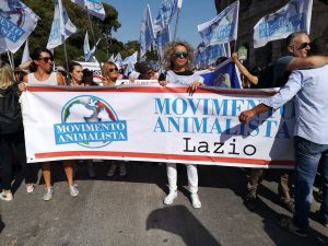 Movimento animalista di Viterbo alla manifestazione di Roma