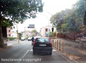 Il semaforo cioperto a santa Maria in gradi 