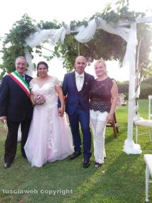Adriano Franchi e Annarita Sergio sposi