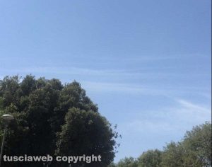 Viterbo - Il cielo senza rondini fotografato da Maurizio Zaccaria