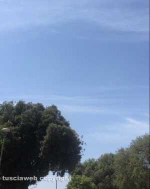 Viterbo - Il cielo senza rondini fotografato da Maurizio Zaccaria