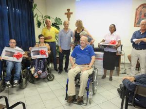 Consegna dei fondi della raccolta di Viterbo con amore