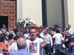 San Felice a Cancello - I funerali di Antonio Russo