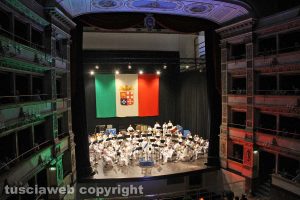 Viterbo - L'inaugurazione del teatro dell'Unione - Il concerto della banda della Marina